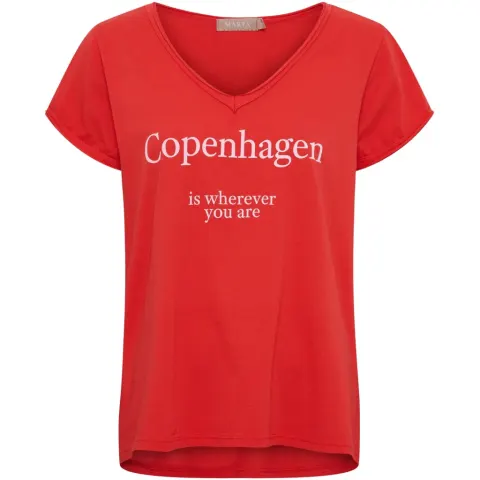Marta du Château T-Shirt MdcNorina 22031C – rød — produktfoto