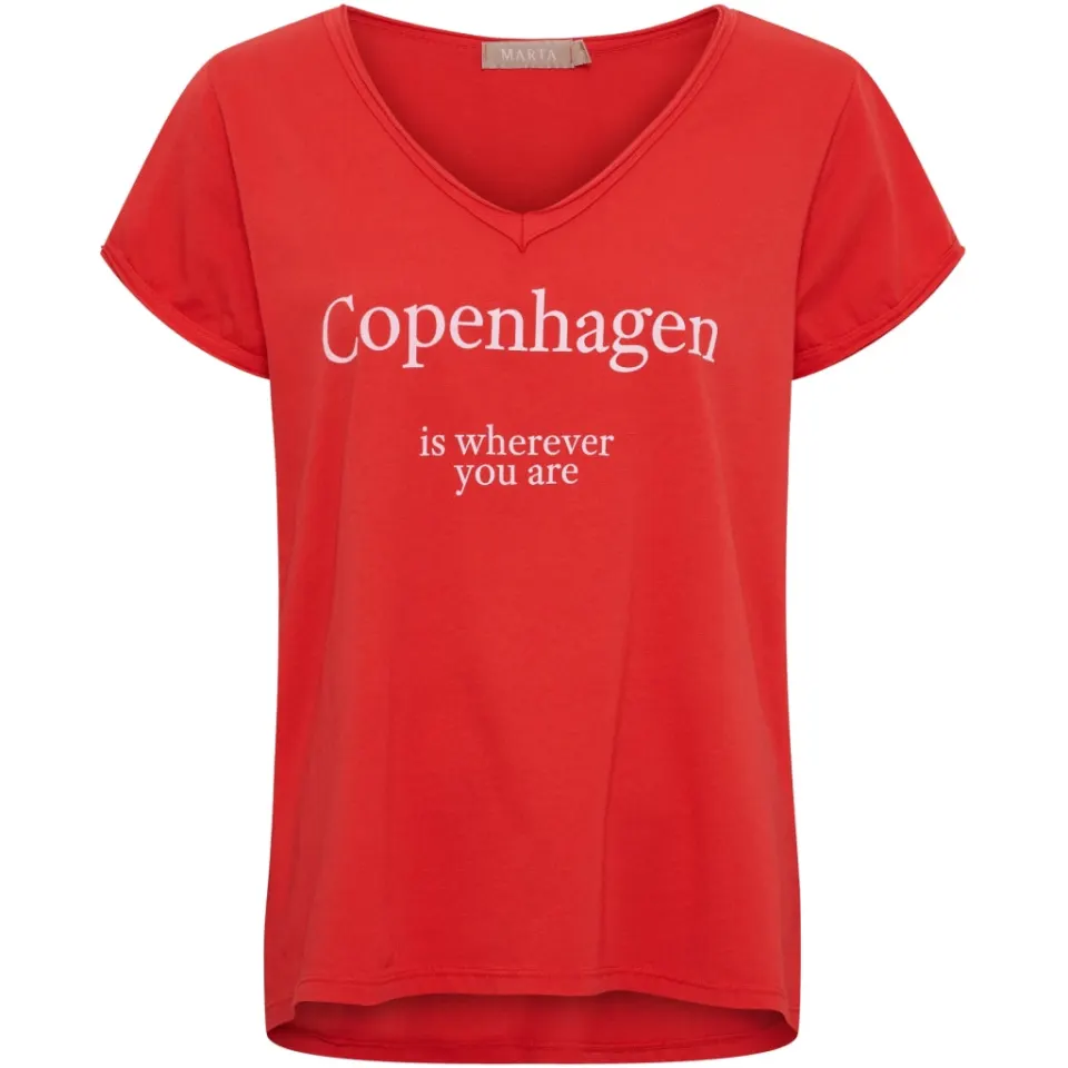 Marta du Château T-Shirt MdcNorina 22031C – rød — produktfoto