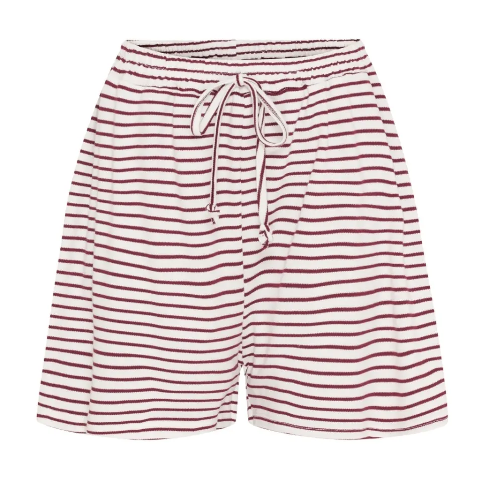 LULULIA Shorts Luselma 62781 – Vino/White — produktfoto