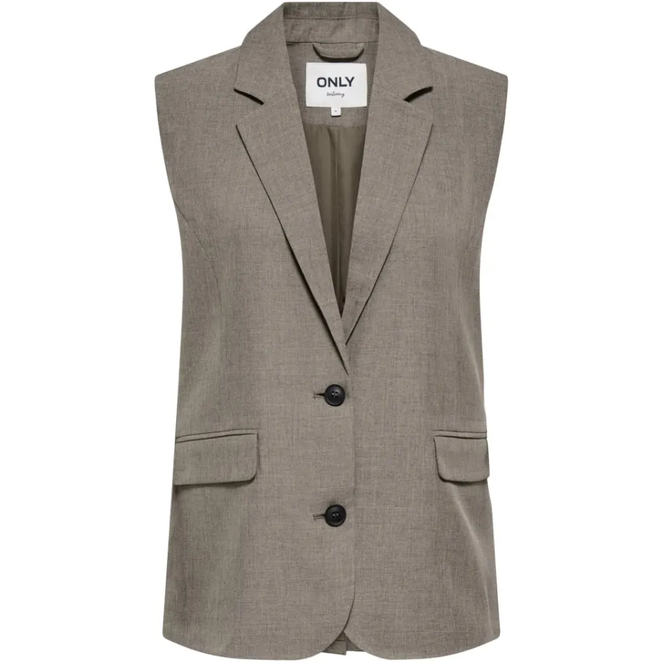 ONLY vest Onllinda – Major Brown Melange — produktfoto