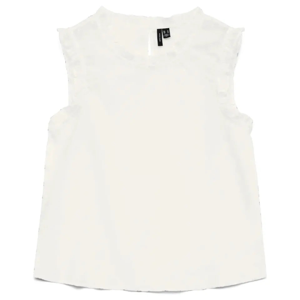 Vero Moda top Vmtrine – Snow white — produktfoto