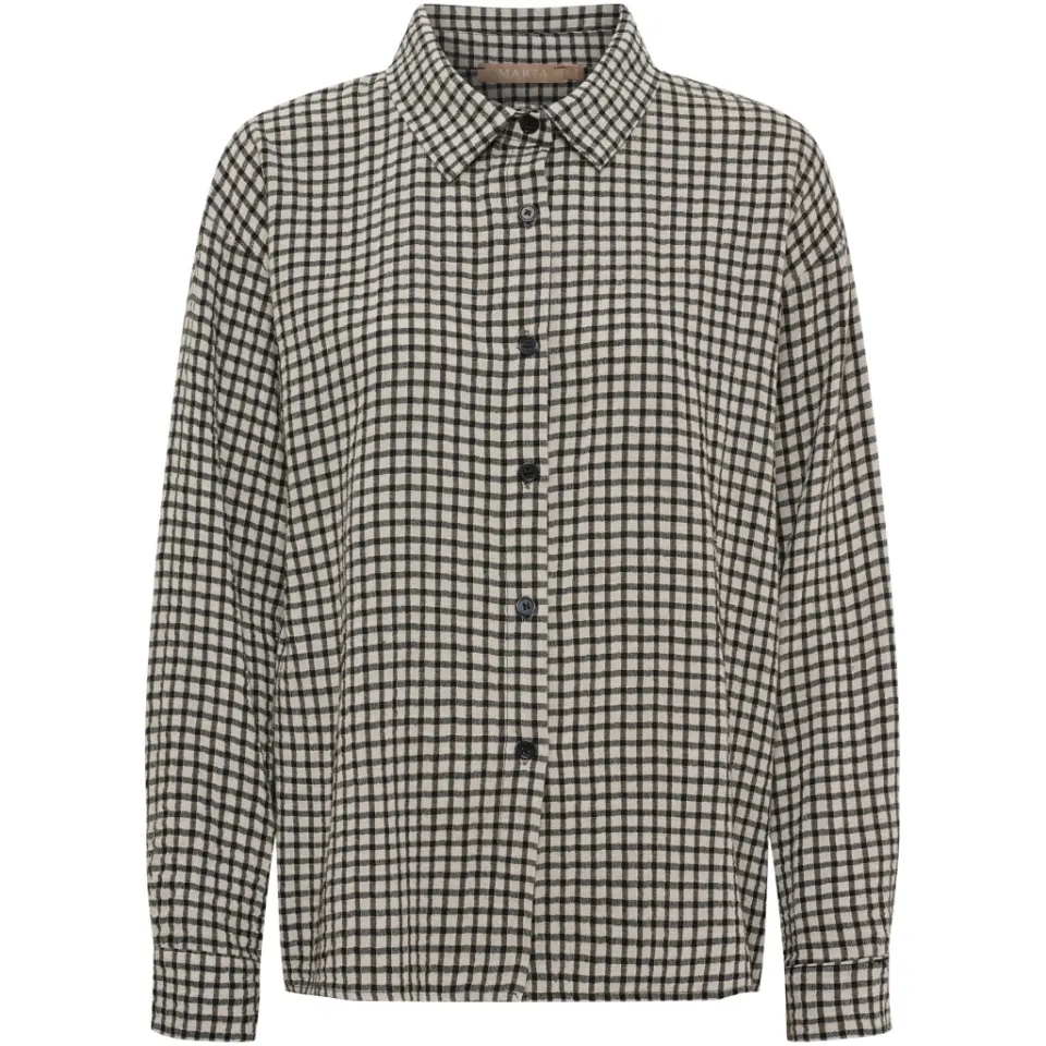 Marta du Château Skjorte MdcThalassa 8944 – beige — produktfoto