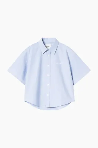 Carhartt W´ S/S Kaia Shirt - Bleach/White – Carhartt WIP — produktfoto