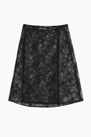 OpéraSPORT Alba Long Skirt – sort — produktfoto