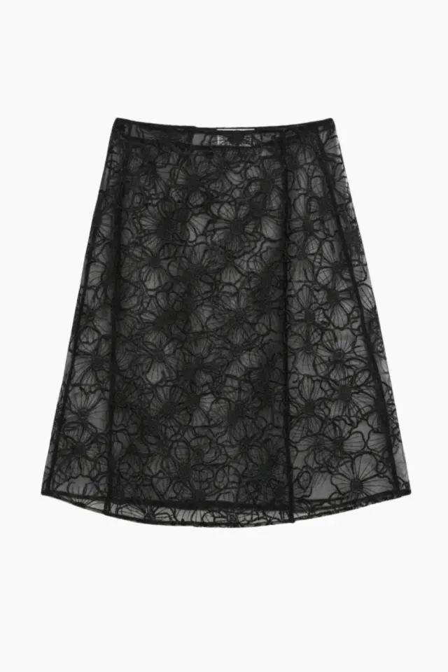OpéraSPORT Alba Long Skirt – sort — produktfoto