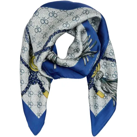Marta du Château tørklæde MdcJuline FA-Scarf – Blue31226 — produktfoto