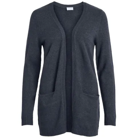 VILA cardigan Viril – Total eclipse melange — produktfoto