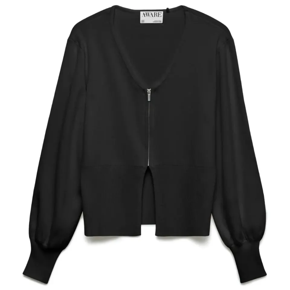 Vero Moda cardigan Awalice – sort — produktfoto