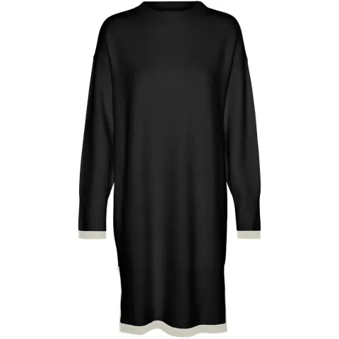 Vero Moda kjole Vmsaba – Black W BIRCH CONTRAST — produktfoto