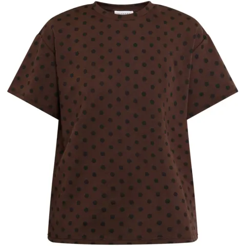 Sisters Point top Veda – Brown/Black dot — produktfoto