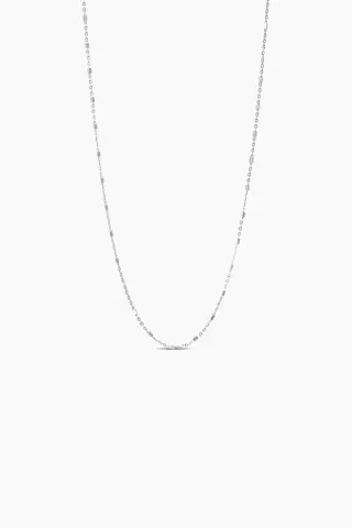 Enamel Elva Necklace – sølv — produktfoto