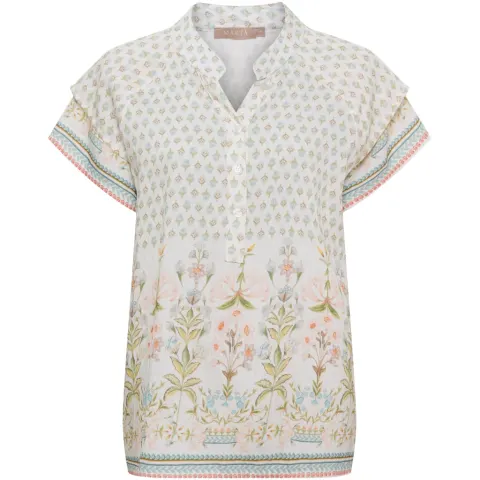 Marta du Château bluse MdcStinna 8461 – Aqua — produktfoto