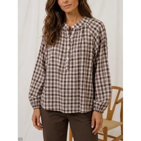 Marta du Château Bluse MdcZephyr 8787 – Bordeaux5 — produktfoto