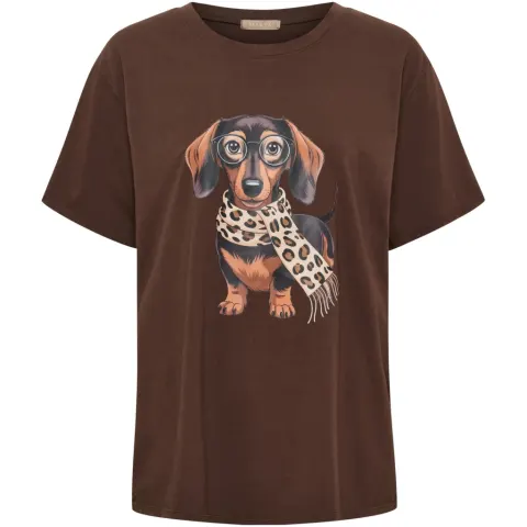 Marta du Château T-Shirt Mdcinge – Chocolate — produktfoto