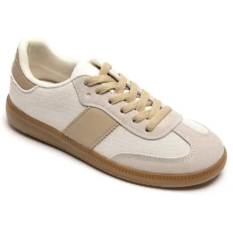 Elie sneakers 8965 – beige — produktfoto