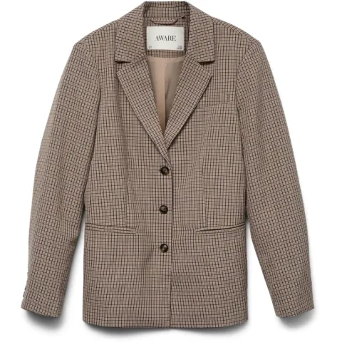 Vero Moda Blazer Awsimma – Beaver Fur Black and Root Beer — produktfoto