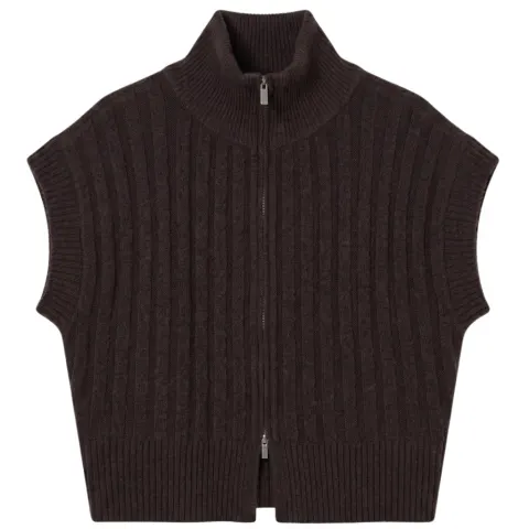 Vero Moda vest Vmbang – Chocolate Torte Melange — produktfoto