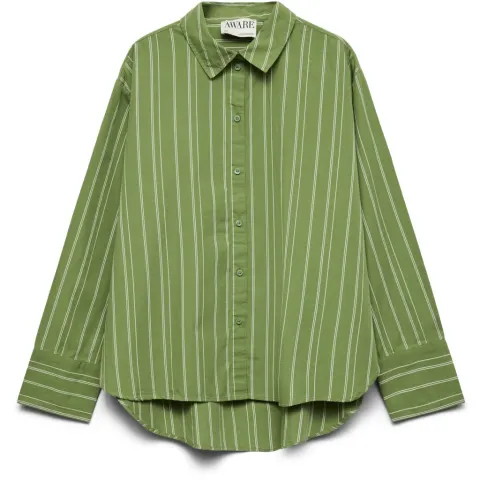 Vero Moda skjorte Awclare – Kale SNOW WHITE — produktfoto