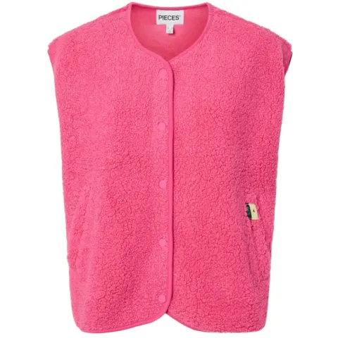 Pieces vest Pckatty – Shocking Pink — produktfoto