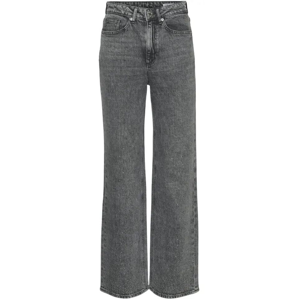 Vero Moda jeans Vmtessa – Light Grey Denim STUDS — produktfoto