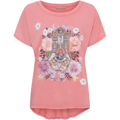 Marta du Château T-Shirt MdcJessia 26126 – Corallo — produktfoto