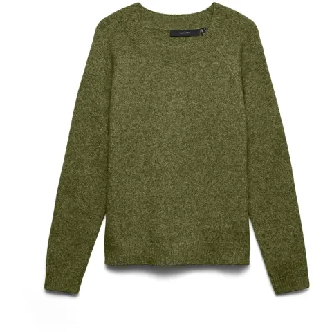 Vero Moda strik Vmdoffy – Sphagnum W. WHITE MELANGE — produktfoto