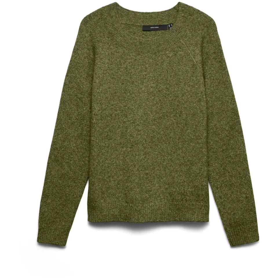 Vero Moda strik Vmdoffy – Sphagnum W. WHITE MELANGE — produktfoto