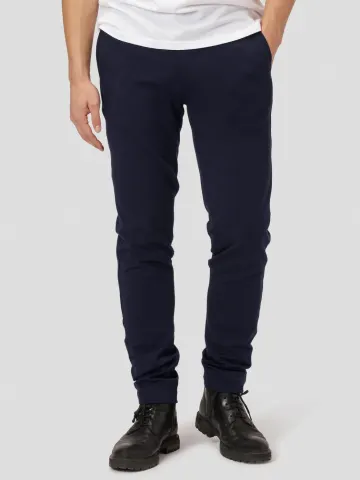 Gnious Amato Solid Pants Regular – Ultra Dark Navy — produktfoto