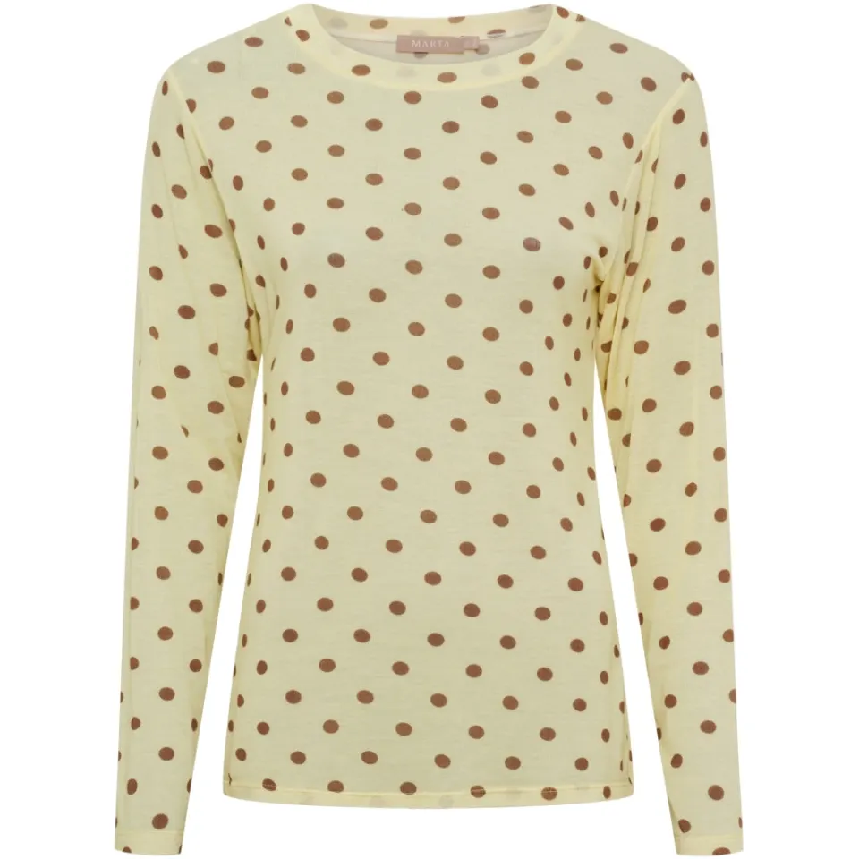 Marta du Château bluse top MdcElissa 7914 – Giallo1259tpu — produktfoto