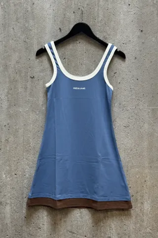 Résumé AlbaRS Dress – Multi Blue — produktfoto