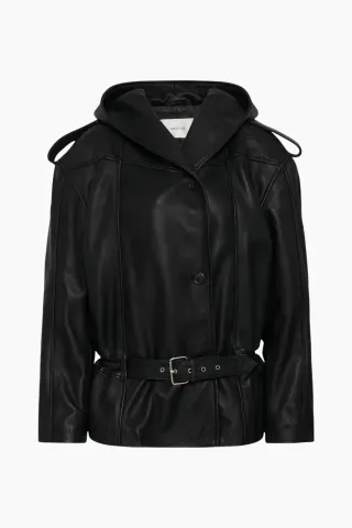 Gestuz GZthara Hoodie Jacket – sort — produktfoto