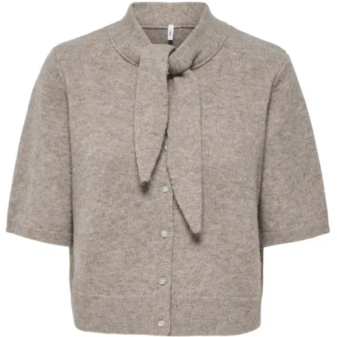 ONLY cardigan Onllana – Taupe Gray Mel/Fmop — produktfoto