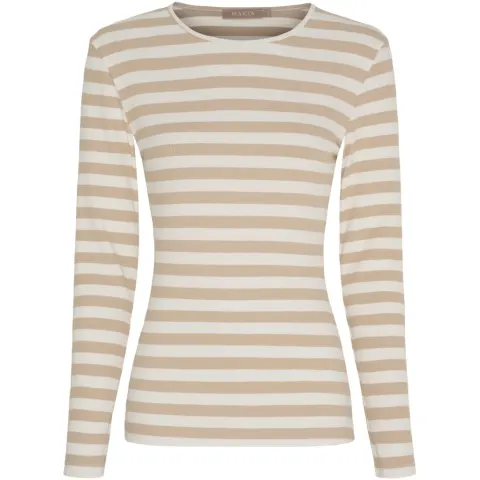 Marta du Château langærmet t-shirt MdcBegonia 7702 – beige — produktfoto