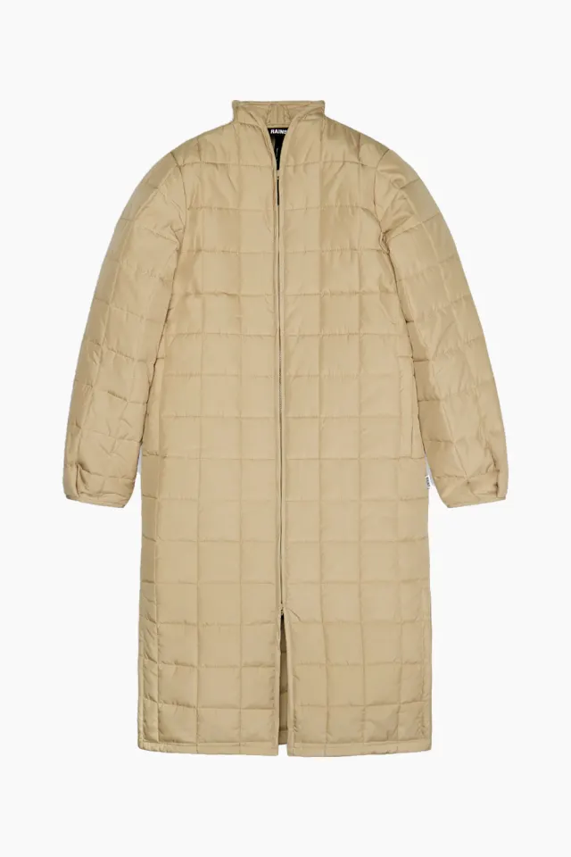 Rains Liner W Coat W1T2 – sand — produktfoto