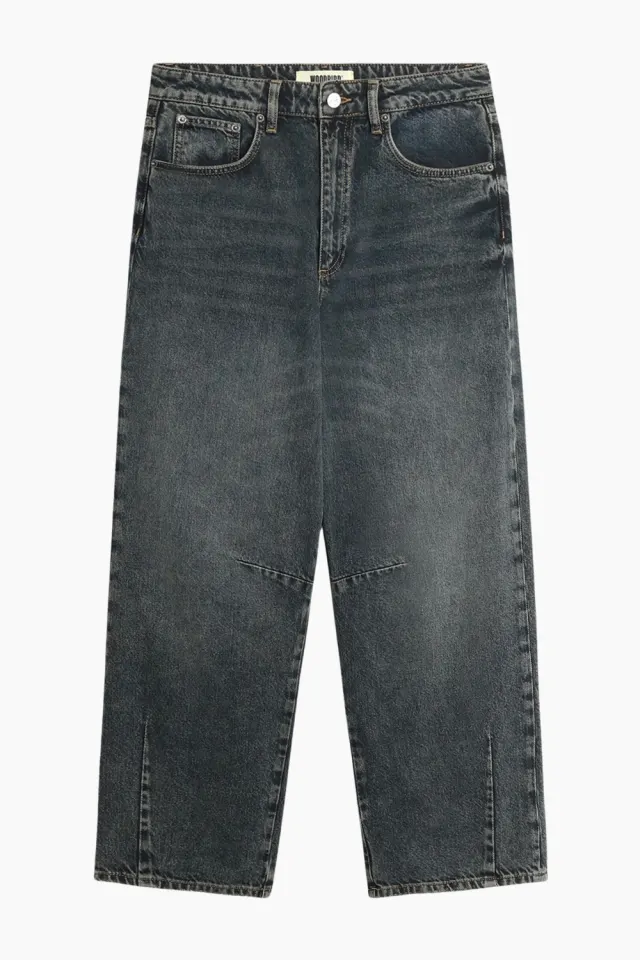 Woodbird WBBrooke Thunder Jeans – mørkegrå — produktfoto