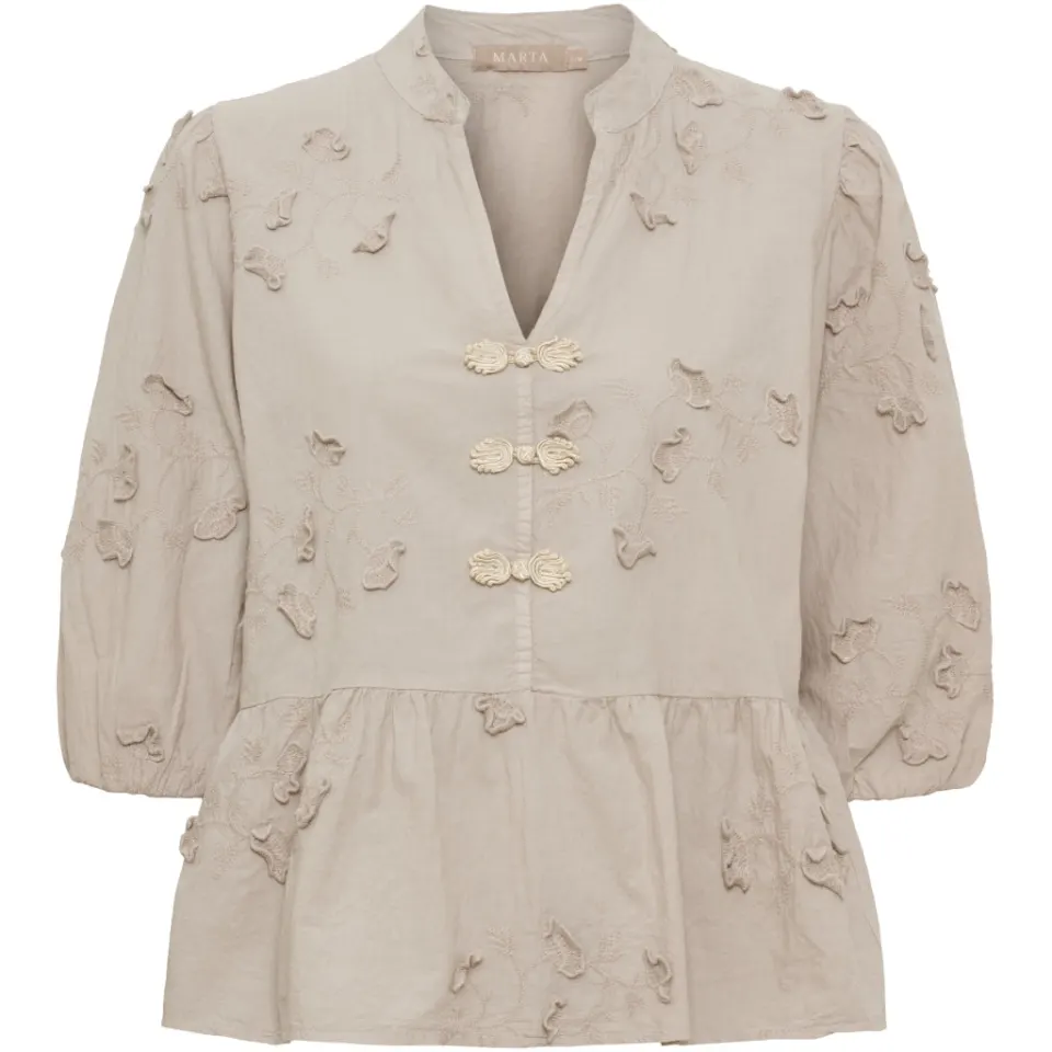 Marta du Château Bluse MdcSafiya – beige — produktfoto