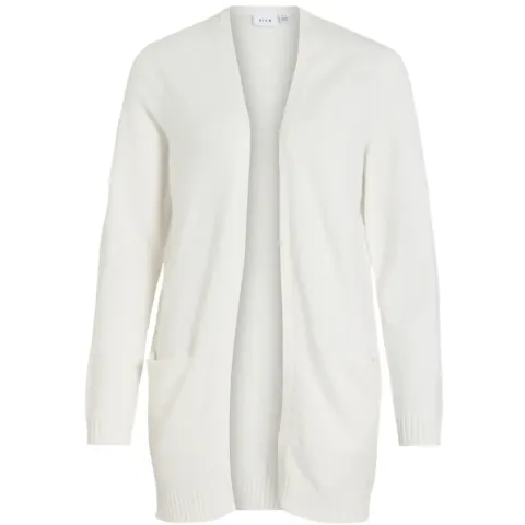 VILA cardigan Viril – White Alyssum — produktfoto