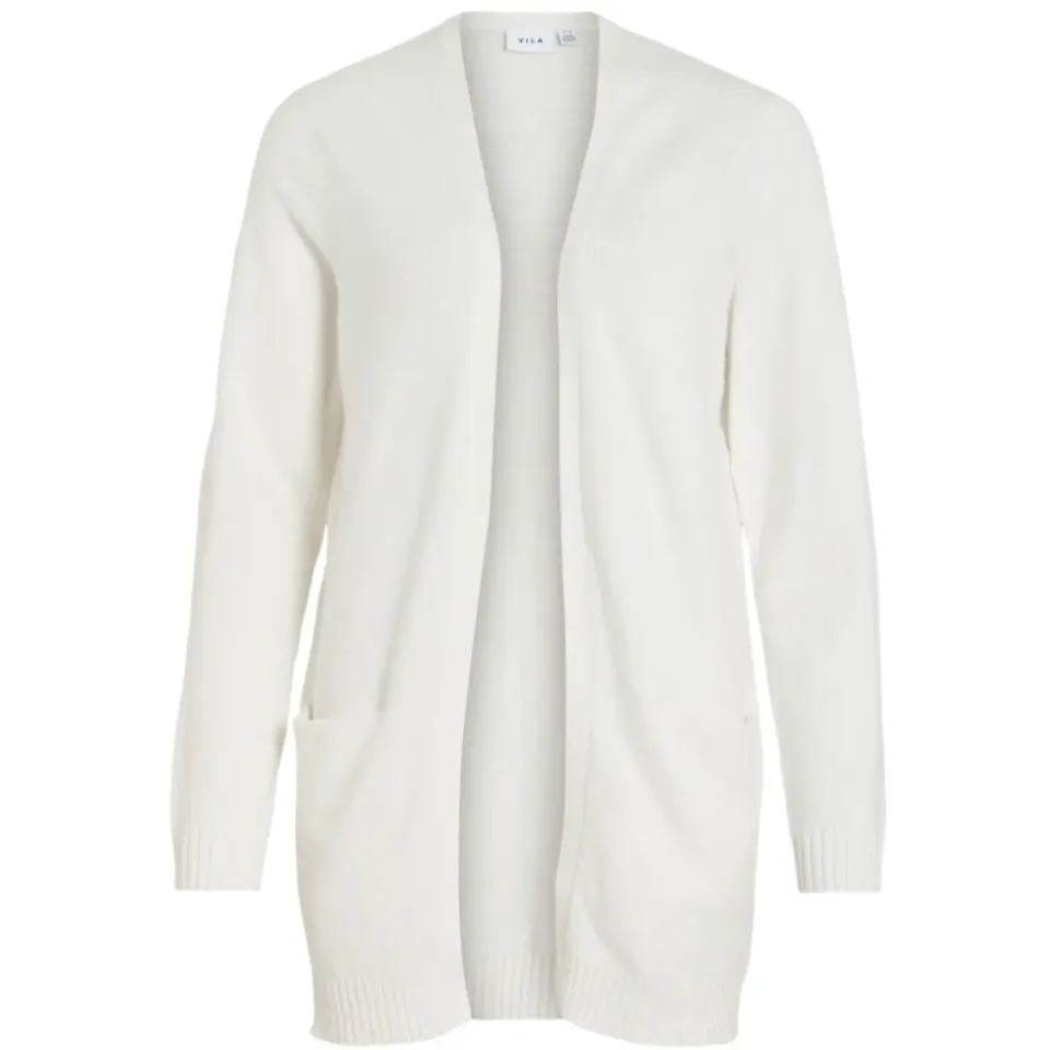 VILA cardigan Viril – White Alyssum — produktfoto