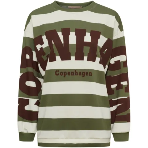 Marta du Château Sweatshirt MdcNerina – Military/Moro — produktfoto