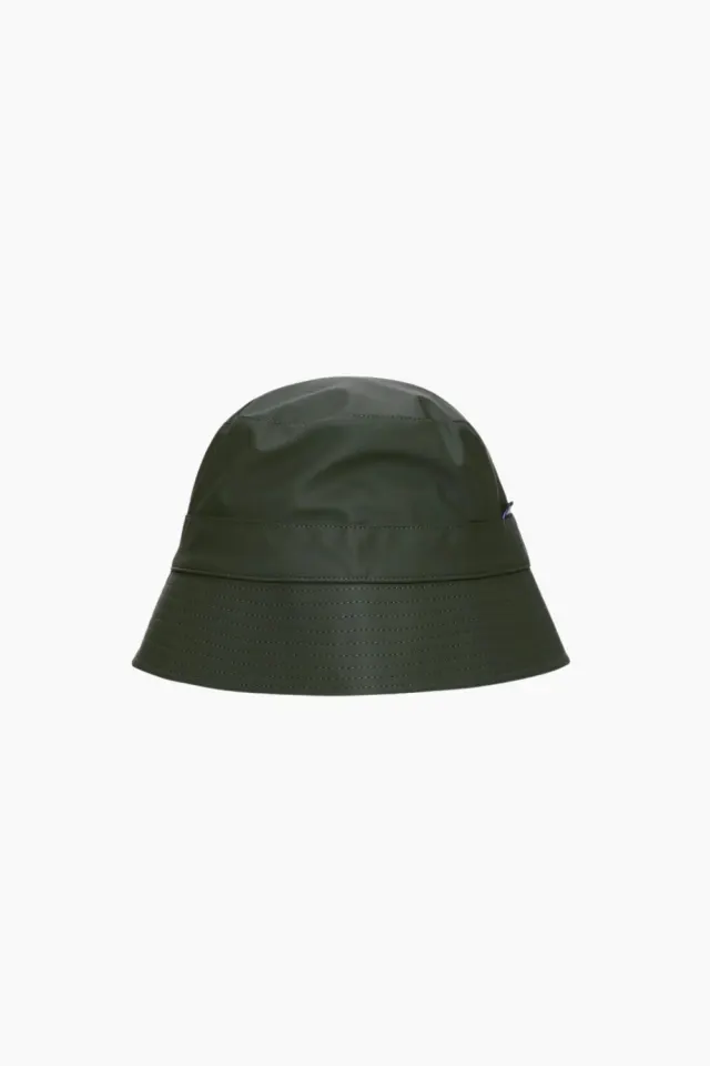 Rains Bucket Hat W2 – grøn — produktfoto