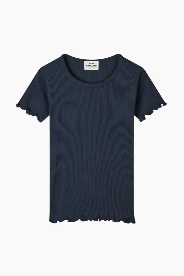 Mads Nørgaard Pointella Trixy Tee – Pariasian Night — produktfoto