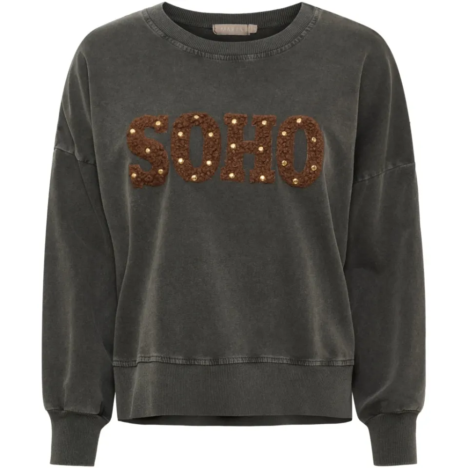 Marta du Château Sweatshirt MdcCherry 2788 – grå — produktfoto