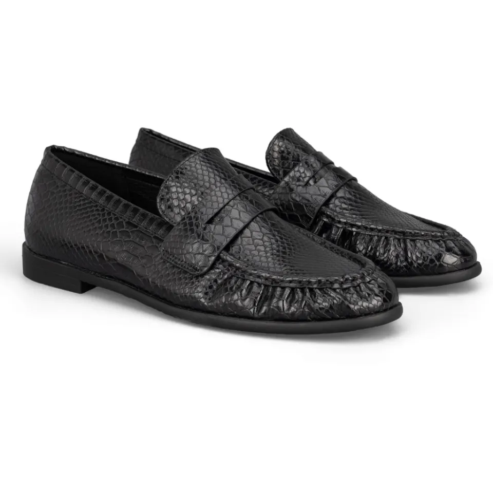 Koto loafers Y-115 – sort — produktfoto