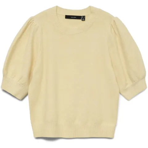 Vero Moda Pullover VMDoffy – Golden Haze WHITE MELANGE — produktfoto