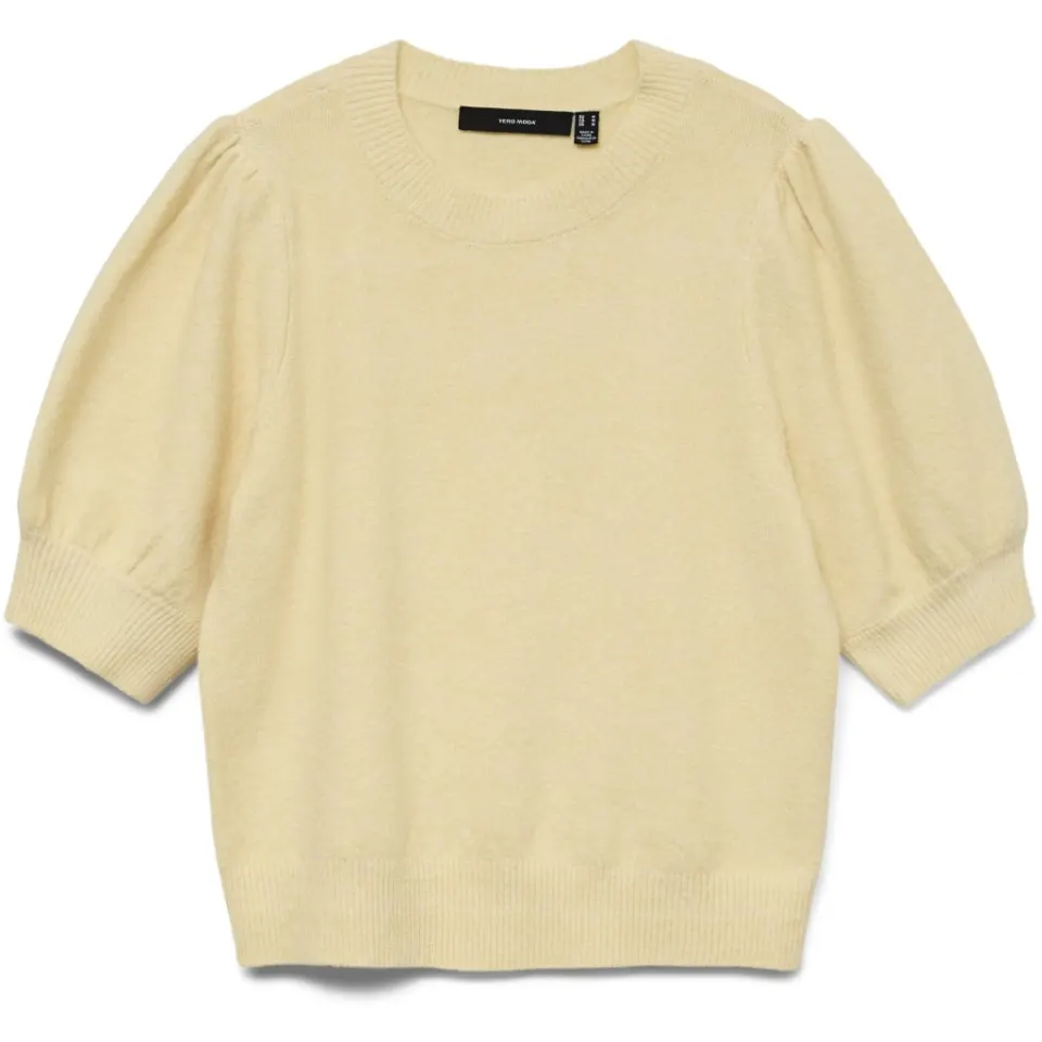 Vero Moda Pullover VMDoffy – Golden Haze WHITE MELANGE — produktfoto
