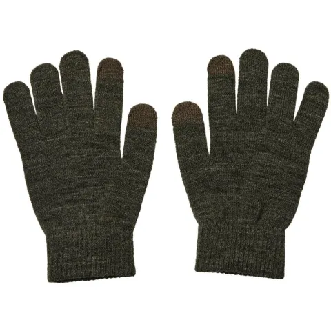 Pieces handsker Pcnew – Dark grey melange — produktfoto
