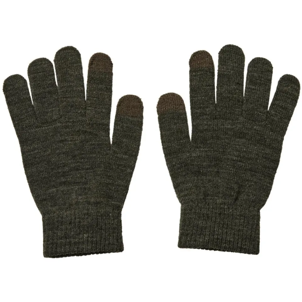 Pieces handsker Pcnew – Dark grey melange — produktfoto
