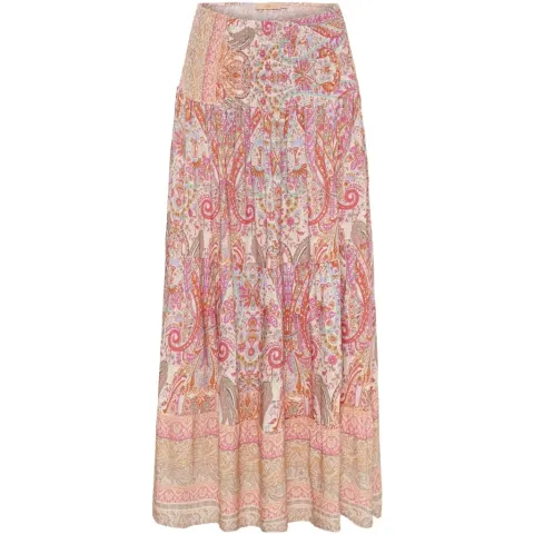 Marta du Château teen nederdel Mdcjosefina 5849 teen – Teen Beige Print — produktfoto