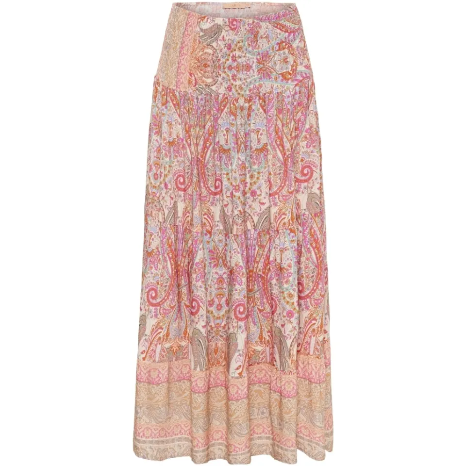 Marta du Château teen nederdel Mdcjosefina 5849 teen – Teen Beige Print — produktfoto