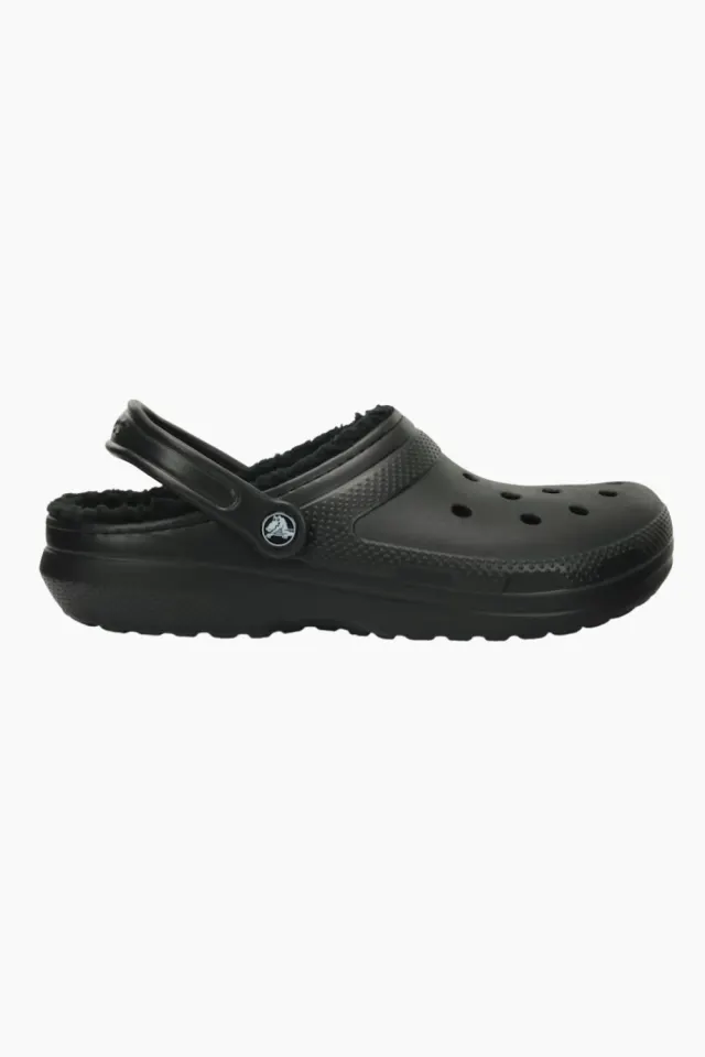 Crocs Classic Lined Clog – Black/Black — produktfoto